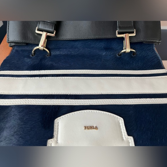Furla Scoop calfskin pony hair Bag 🦋🦋 - Picture 11 of 11